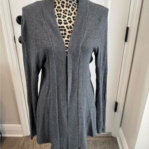 Splendid Waffle Knit Gray Women's Sweater Cardigan Size Small